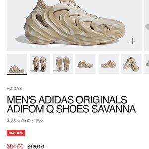 adidas Originals Adifom Q Shoes in Tan